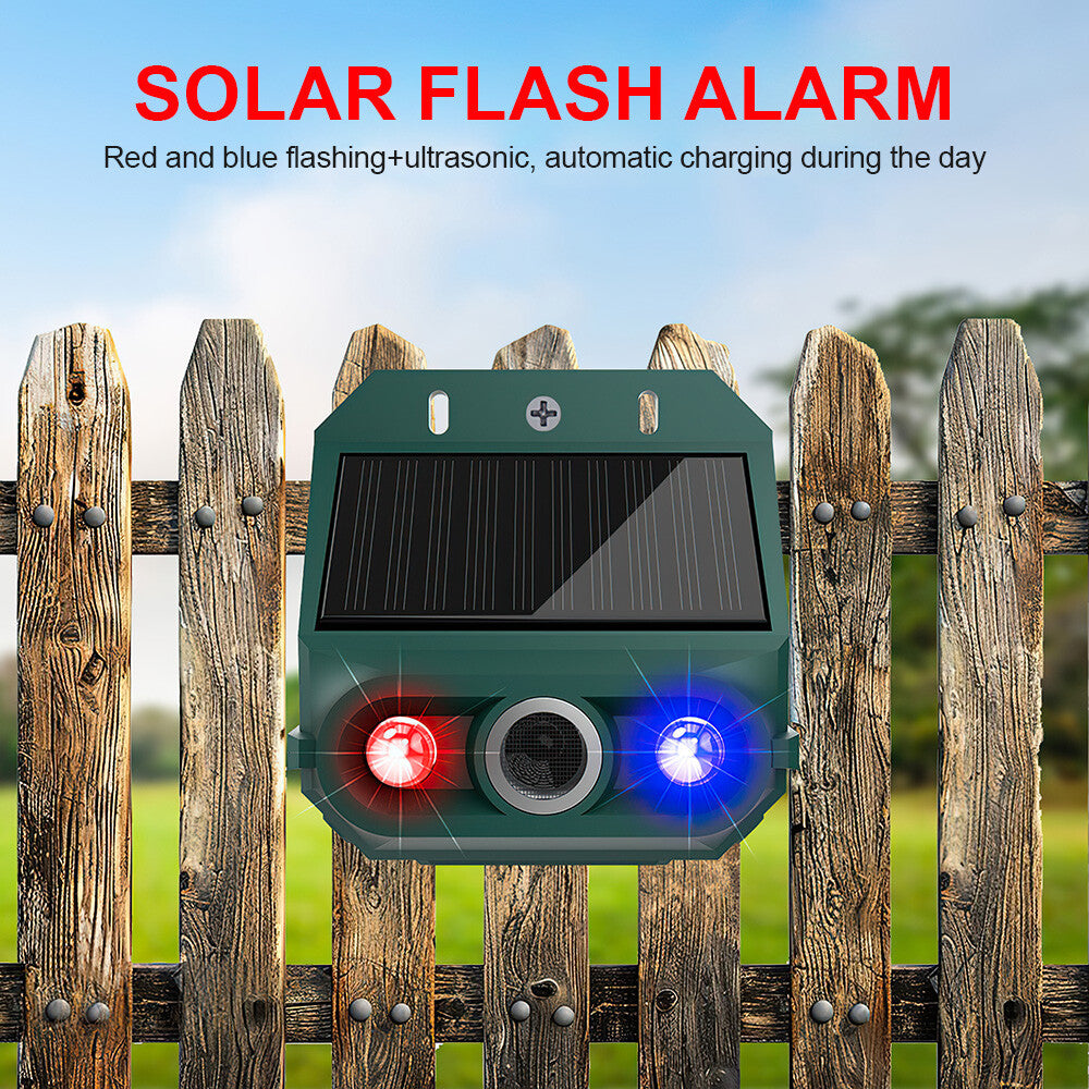 Ultrasonic Cat Dog Fox Pest Motion Sensor Repeller Scarer Deterrent Repellent