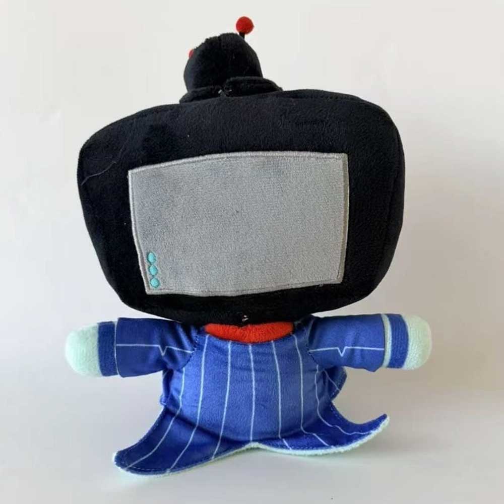 Blue Hazbin Hotel Vox Plush Toy - Character Doll Gift for Fans