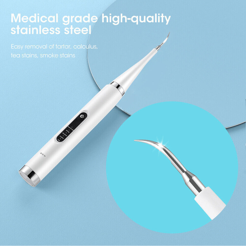 6in1 Electric Toothbrush Ultrasonic Tooth Cleaner Teeth Stains Plaque Remover
