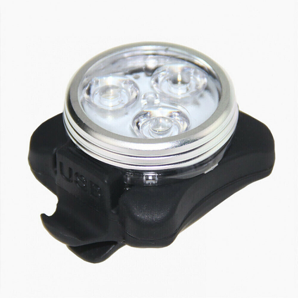 2Pcs USB Rechargeable Bicycle Bike Lights IPX4 Waterproof Front +Tail Light Lamp
