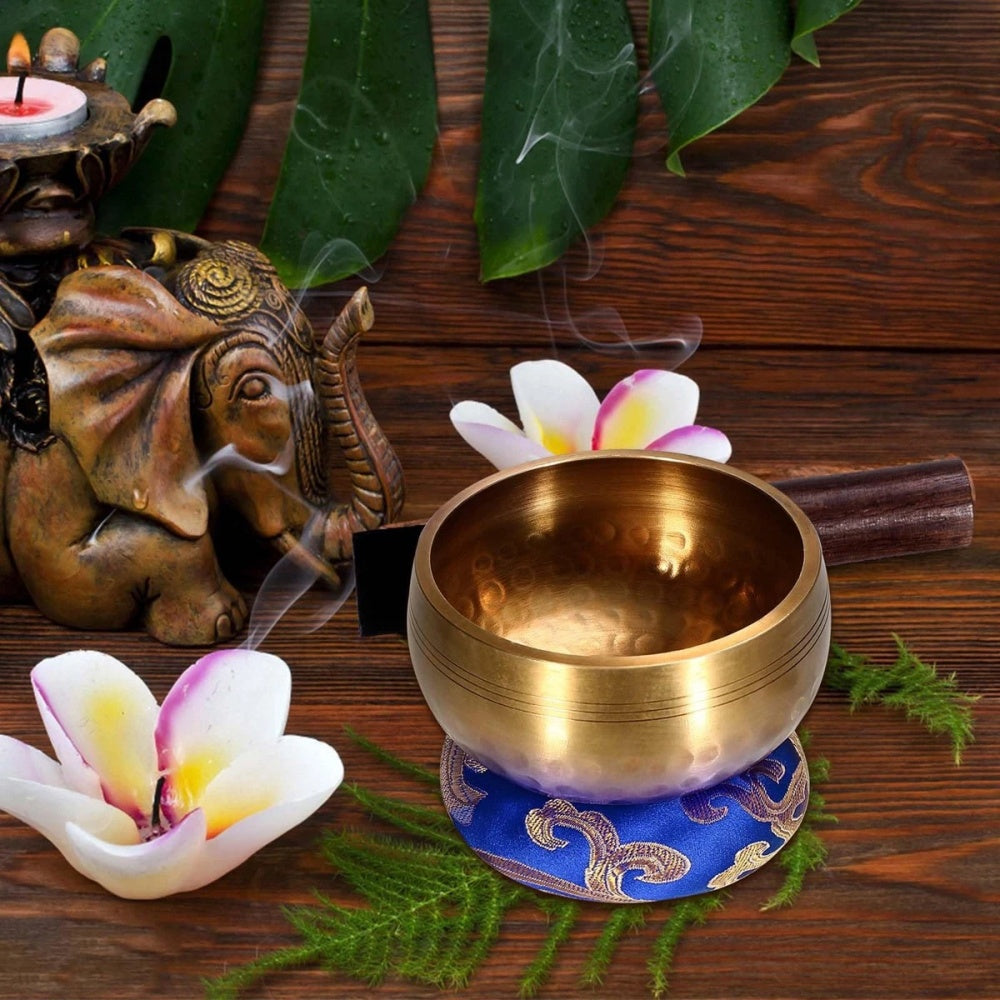 Tibetan Singing Bowl Set F/Meditation Sound Chakra Healing Yoga Relaxation