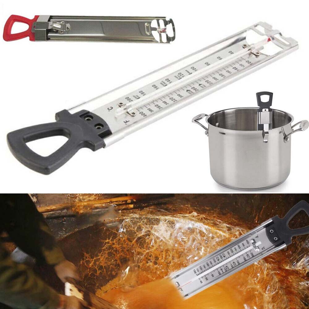 Portable for Sugar Kitchen Crafts Cooking Thermometer Candy Home Stainless Steel
