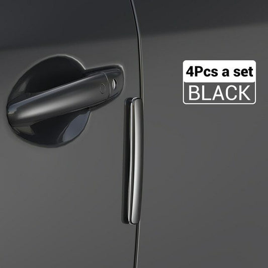 4-Pack Car Door Edge Strip – Anti-Scratch Protector, Premium Plating, Strong 3M Backing