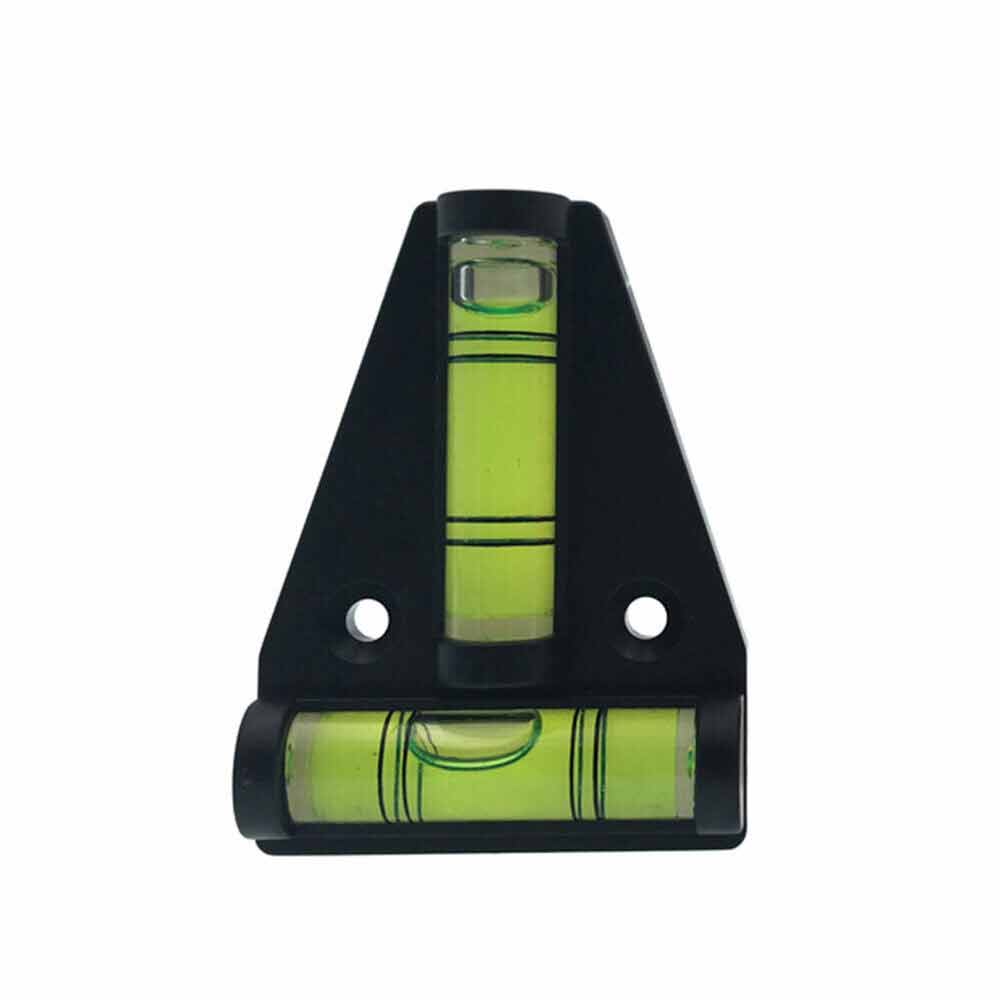2x Spirit Level Caravan RV Bubble Leveler Camper Car Trailer T-type Boat Black