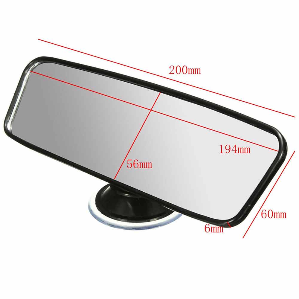 Universal Auto Interior Rear View Mirror Suction Rearview Mirror for Car Truck