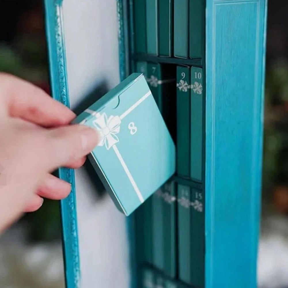 2025 Mini Book Christmas Advent Calendar - 24 Days of Mini Books & Surprises, Reusable Holiday Countdown Decor