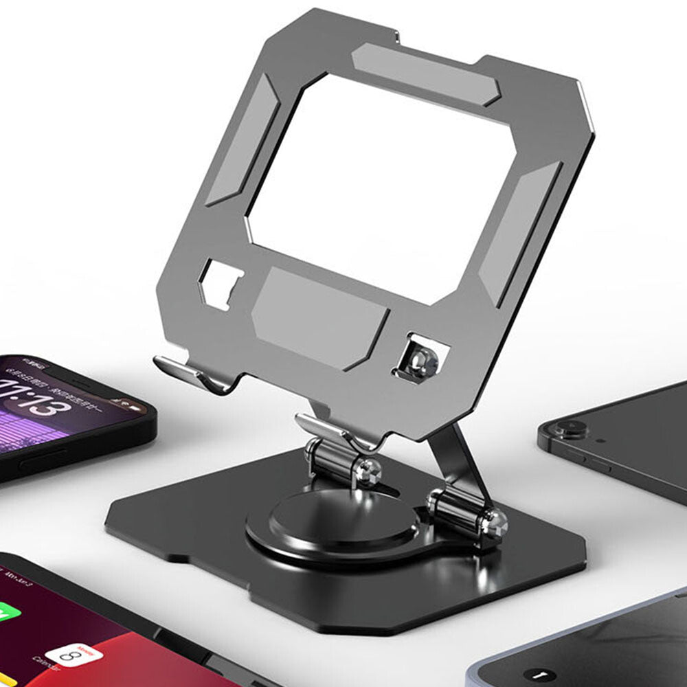Portable Metal Desktop Swivel Tablet Stand Holder Laptop Riser for iPad/Pro/Air