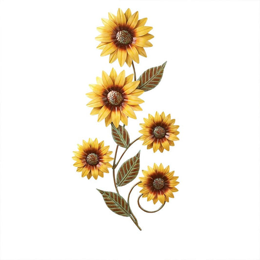 Metal Sunflower Wall Decor – Garden Floral Art for Indoor & Outdoor Use