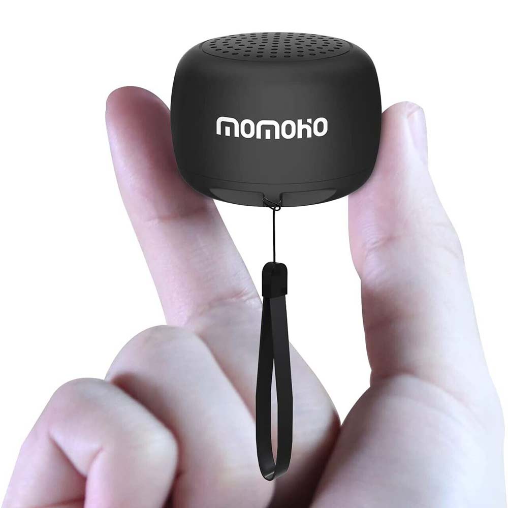 Mini Bluetooth Speaker Wireless Portable Rechargeable Black Splash Resistant
