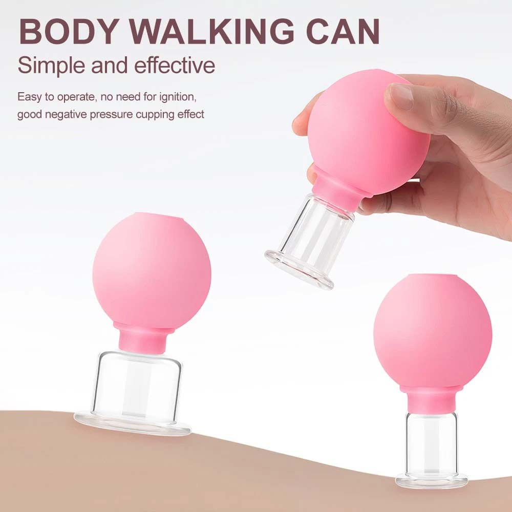 Facial Cupping Set 4PCS - Face Massage Skincare Tool, Cupping Glass for Skin Revitalize