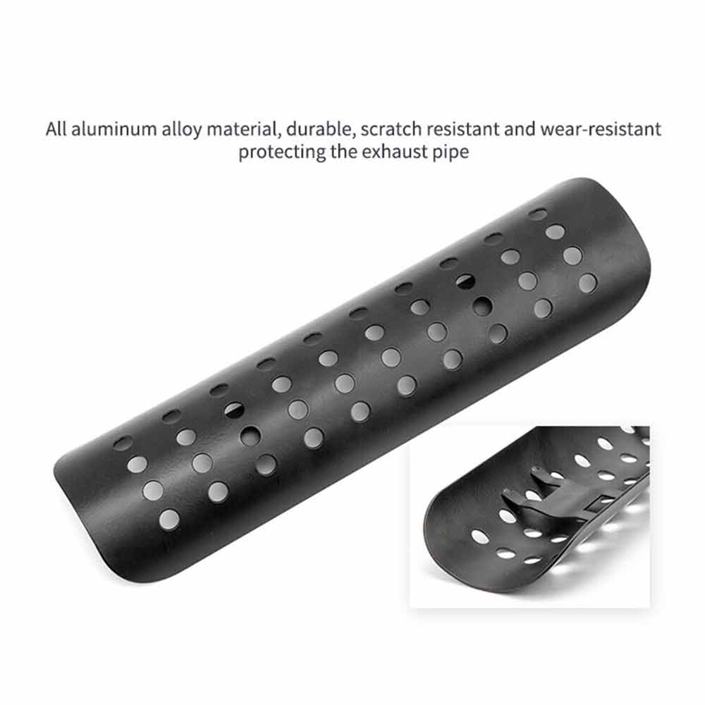 Motorcycle Exhaust Pipe Protector Heat Shield Cover Guard Muffler Pipe Anti-scal