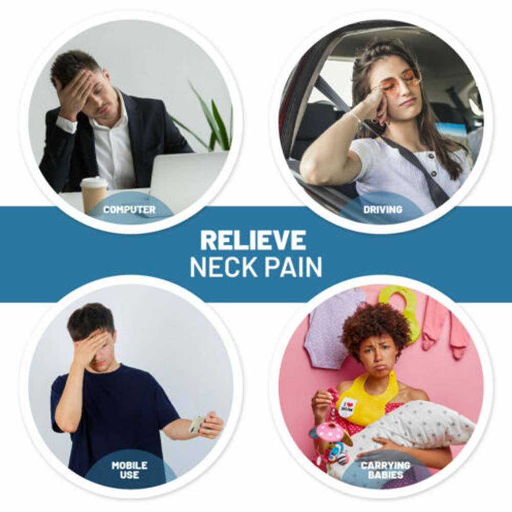 Neck Traction Pillow Cloud Shape Neck Stretcher Cervical Massage Pain Relief
