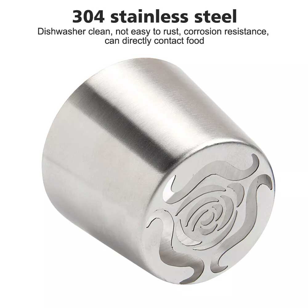 Stainless Steel XL Rosebuds Russian Flower Icing Tip Pastry Piping Nozzle DIY