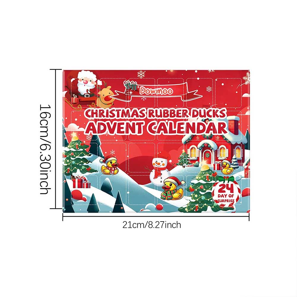 2025 Rubber Duck Advent Calendar | 24-Day Christmas Countdown with Unique Collectible Duck Toys