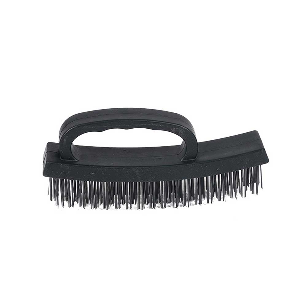 Heavy-Duty Wire Cleaning Brush - D-Handle BBQ Rust & Paint Remover Tool