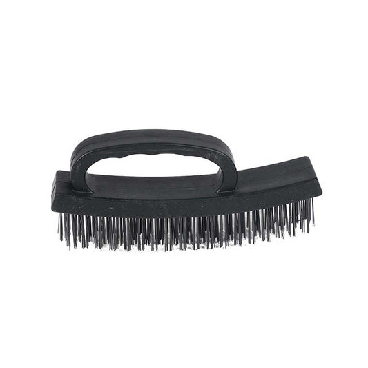 Heavy-Duty Wire Cleaning Brush - D-Handle BBQ Rust & Paint Remover Tool