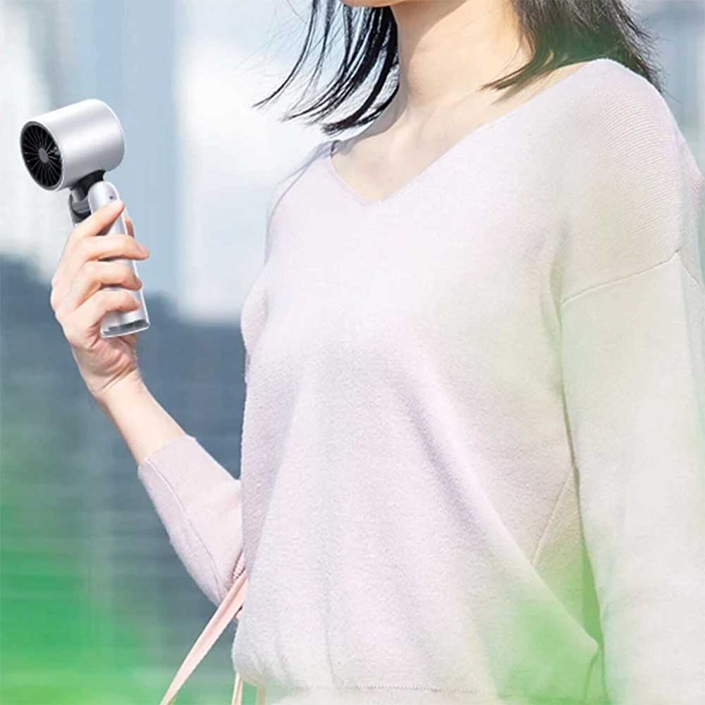 USB Rechargeable Mini Handheld Fan - Portable Folding Desk Fan, Personal Cooler for Home/Office/Travel