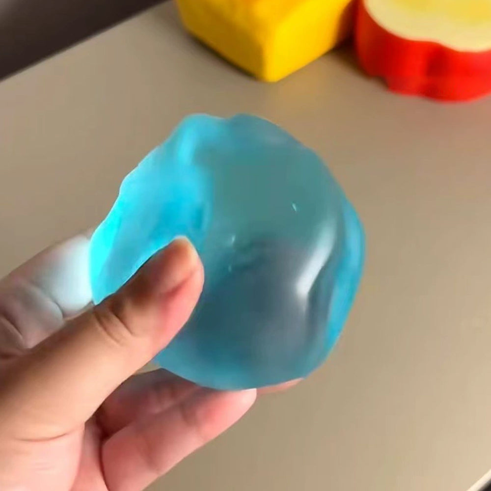 6cm Squishy Stress Ball – Random Colour Fidget Squeeze Sensory Relief Toy