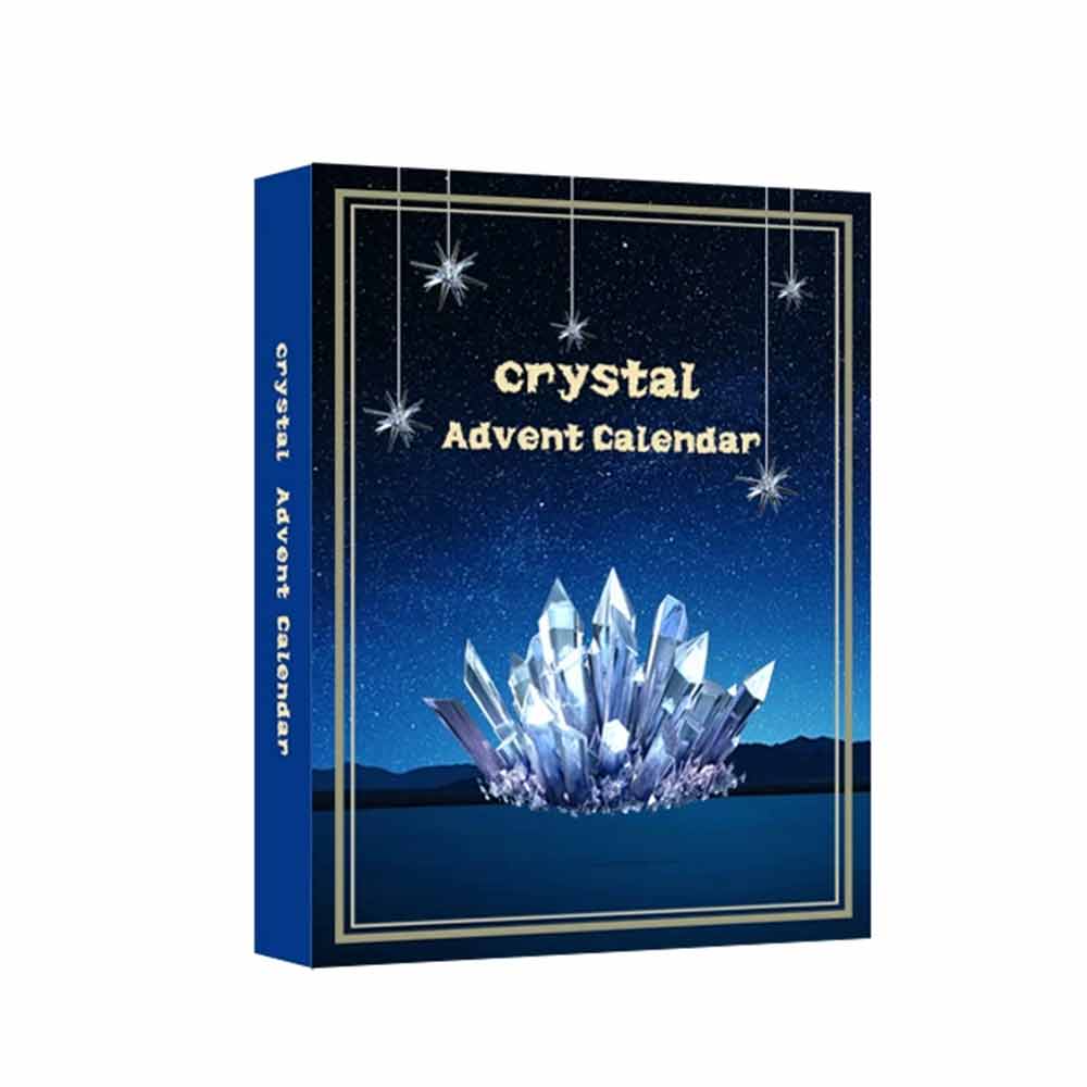 24-Day Crystal Advent Calendar – Natural Gemstone & Chakra Stone Countdown 2026