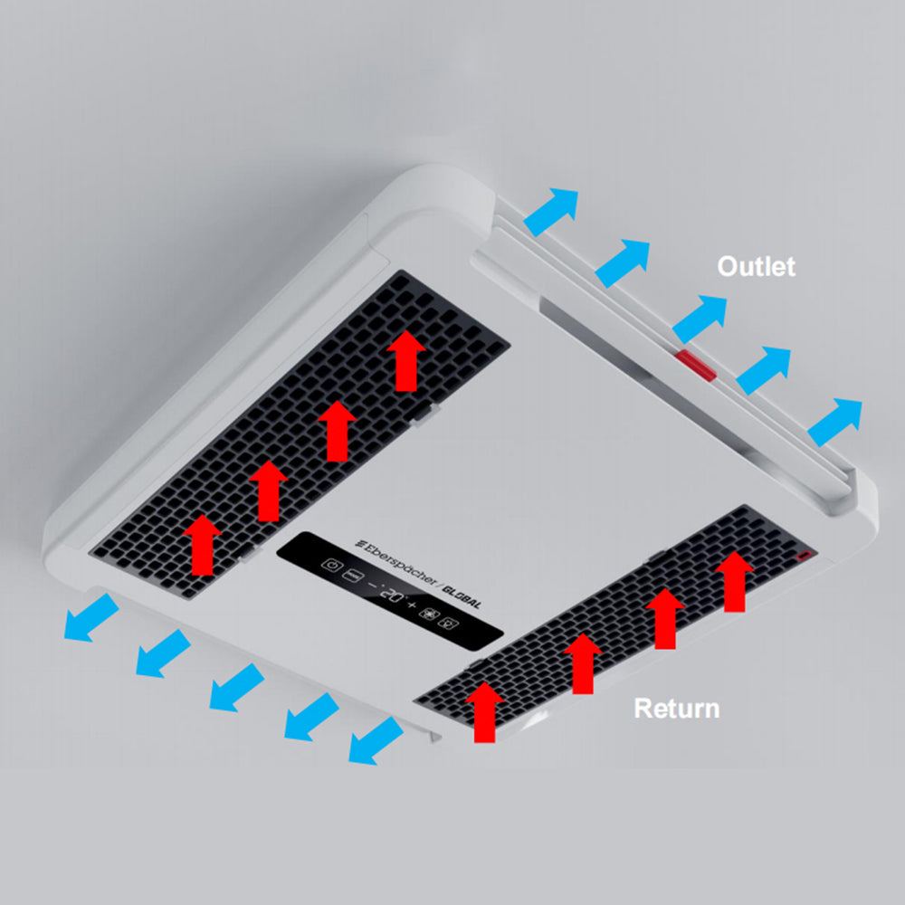 Eberspächer Breezonic 3.5kW Reverse Cycle RV Air Conditioner | Inverter Technology | Ultra-Quiet