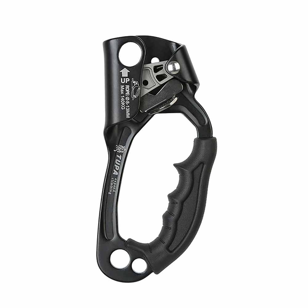 Right Hand Ascender Rock Tree Climbing Gear Professional Roping Device for 8~13m