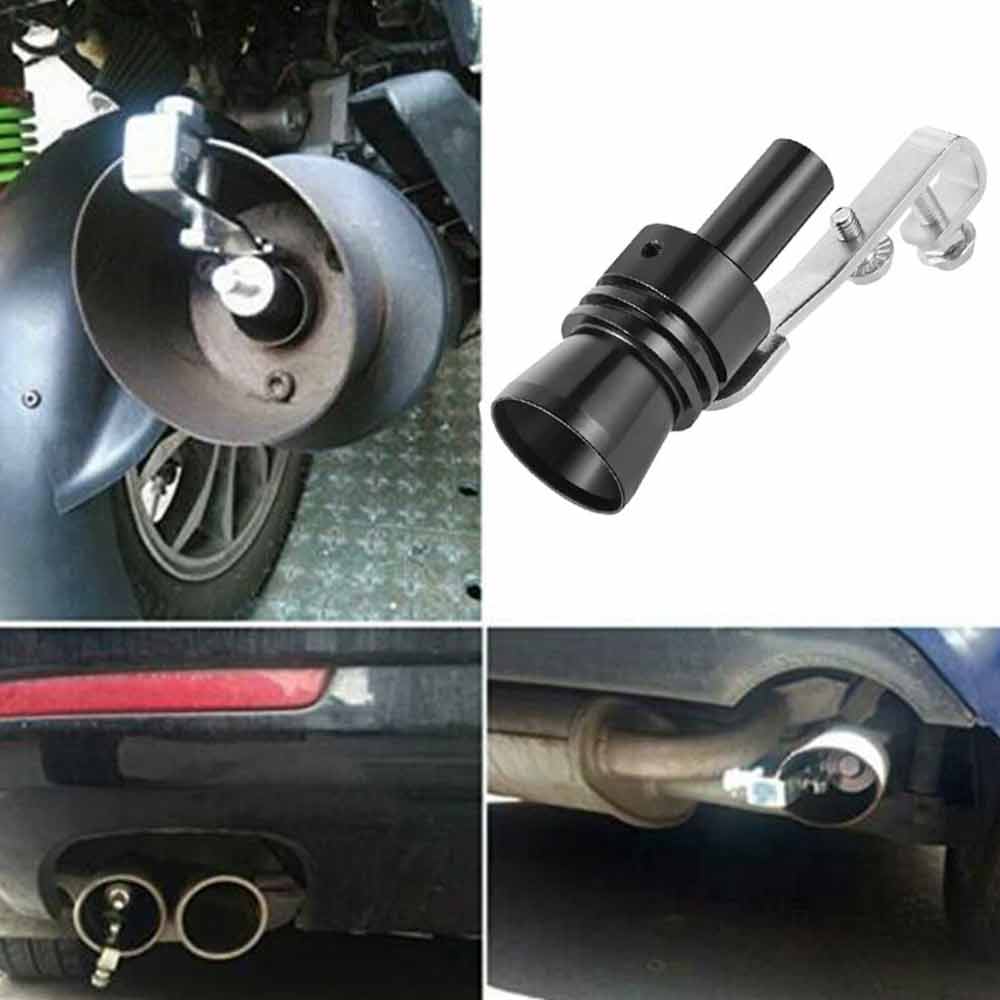 2-Pack XL Aluminum Car Turbo Sound Simulator Whistle – Roar Loud Exhaust Pipe Booster