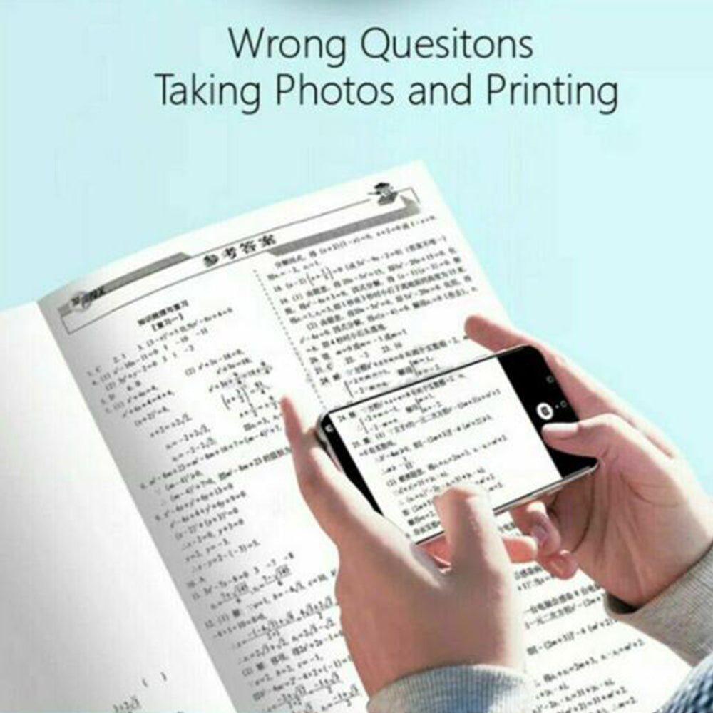 Mini Pocket Thermal Printer Bluetooth Mobile Phone Label Photos Printing