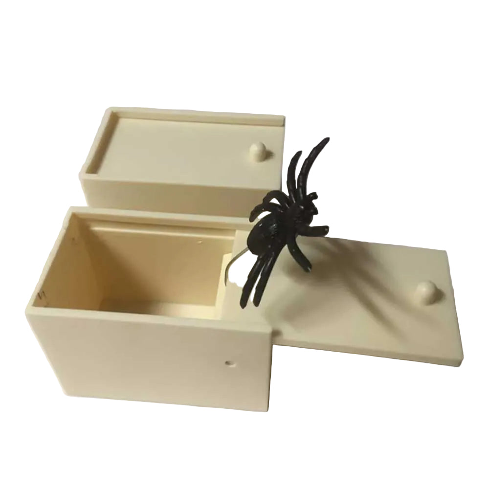 Halloween Prank Spider Scare Box – Hidden Trick Toy, Joke Case for Fun & Laughs