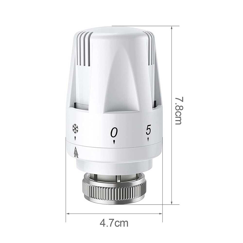 3X Thermostat Head TRV Radiator Thermostatic Heater Control Head Heating Valve