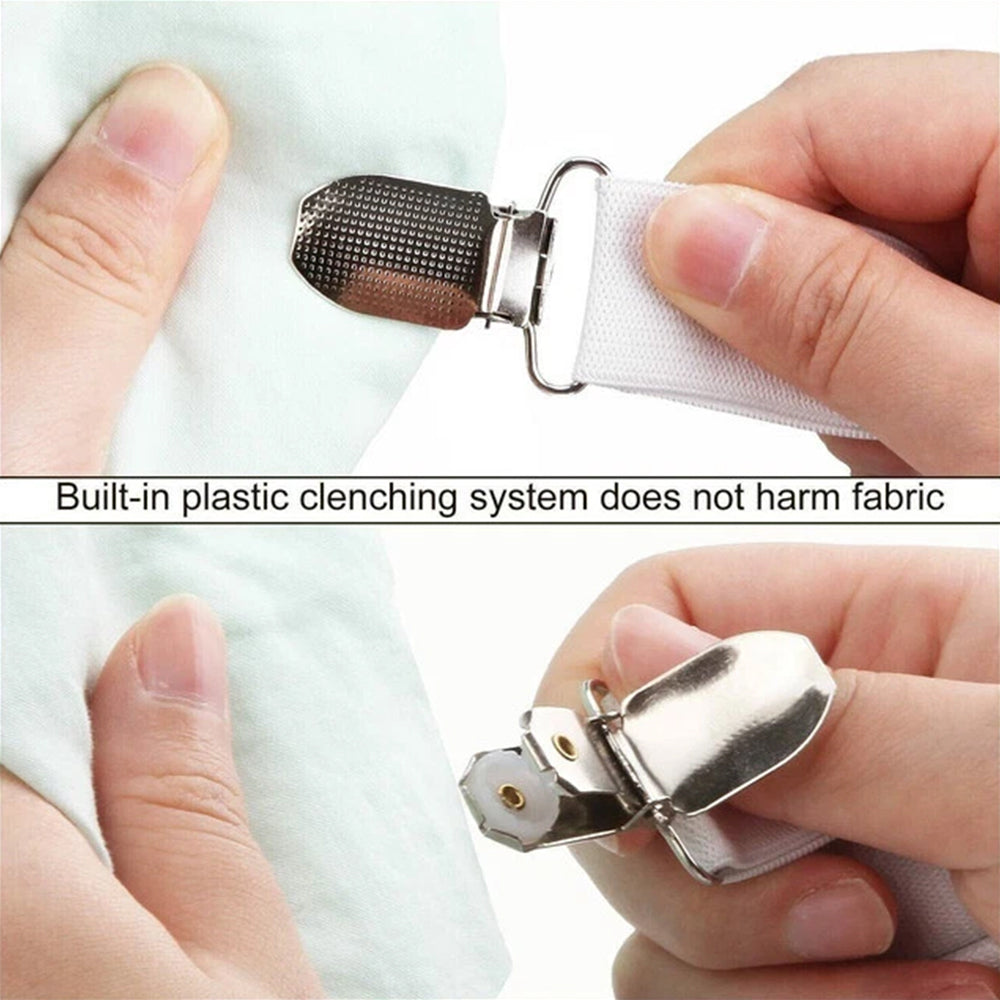12Clamp Bed Mattress Sheet Clips Holders Fasteners Grippers Straps Suspender Fitted