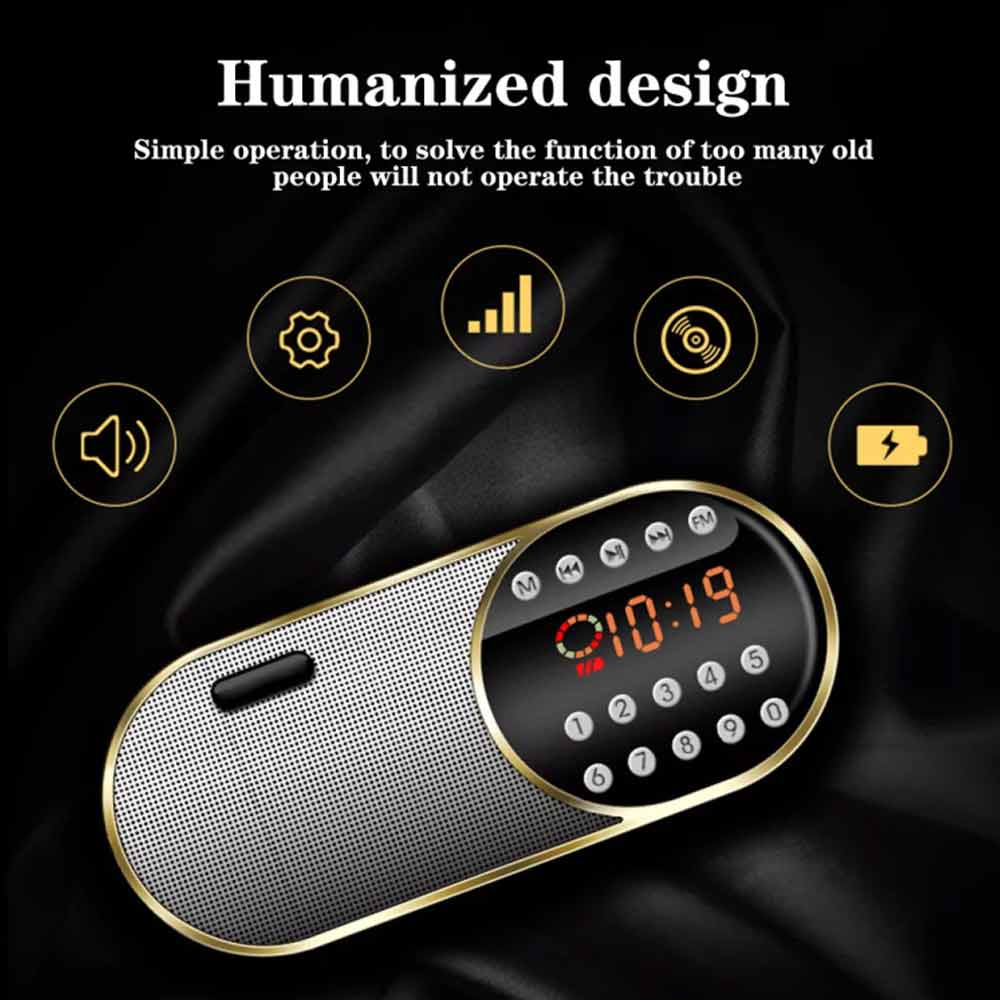 Portable Wireless Bluetooth Speaker Stereo Bass Loud USB FM Stereo Bass Speakers