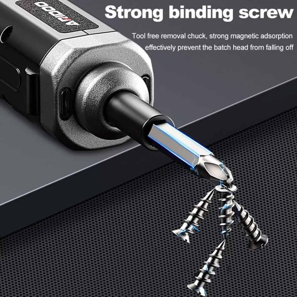 Mini Rechargeable Cordless Electric Screwdriver Drill USB Charging Power Tool