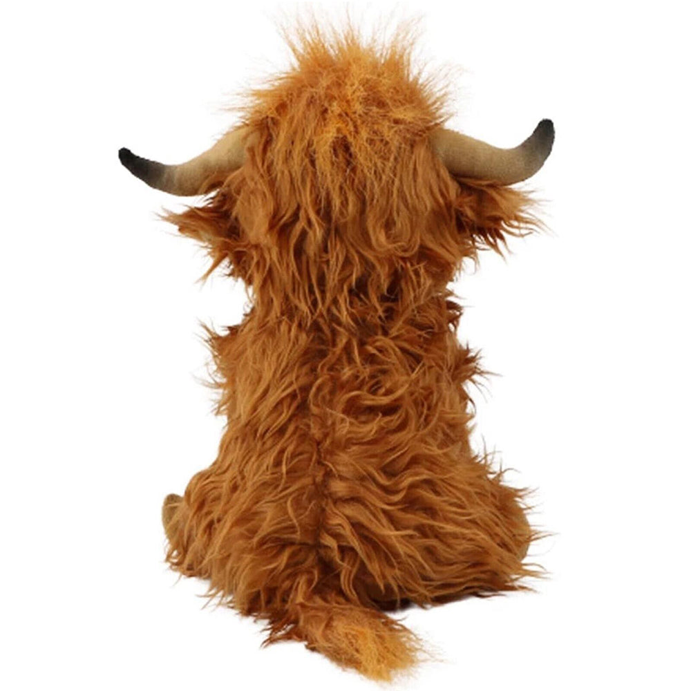 9.8INCH Simulation Highland Cow Animal Stuffed Plush Doll Toy Kids Birthday Gift