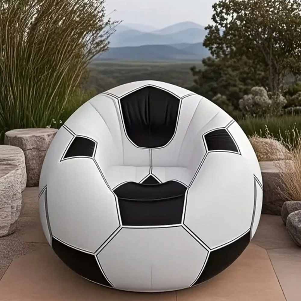 Inflatable Football Sofa – PVC Waterproof Inflatable Chair for Indoor & Outdoor Use