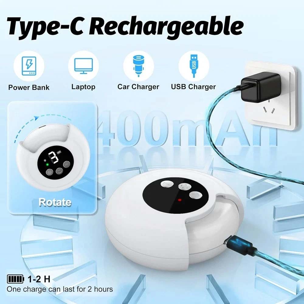 Electric Nail Clippers & File - Automatic Trimmer Cutter Rechargeable with Light