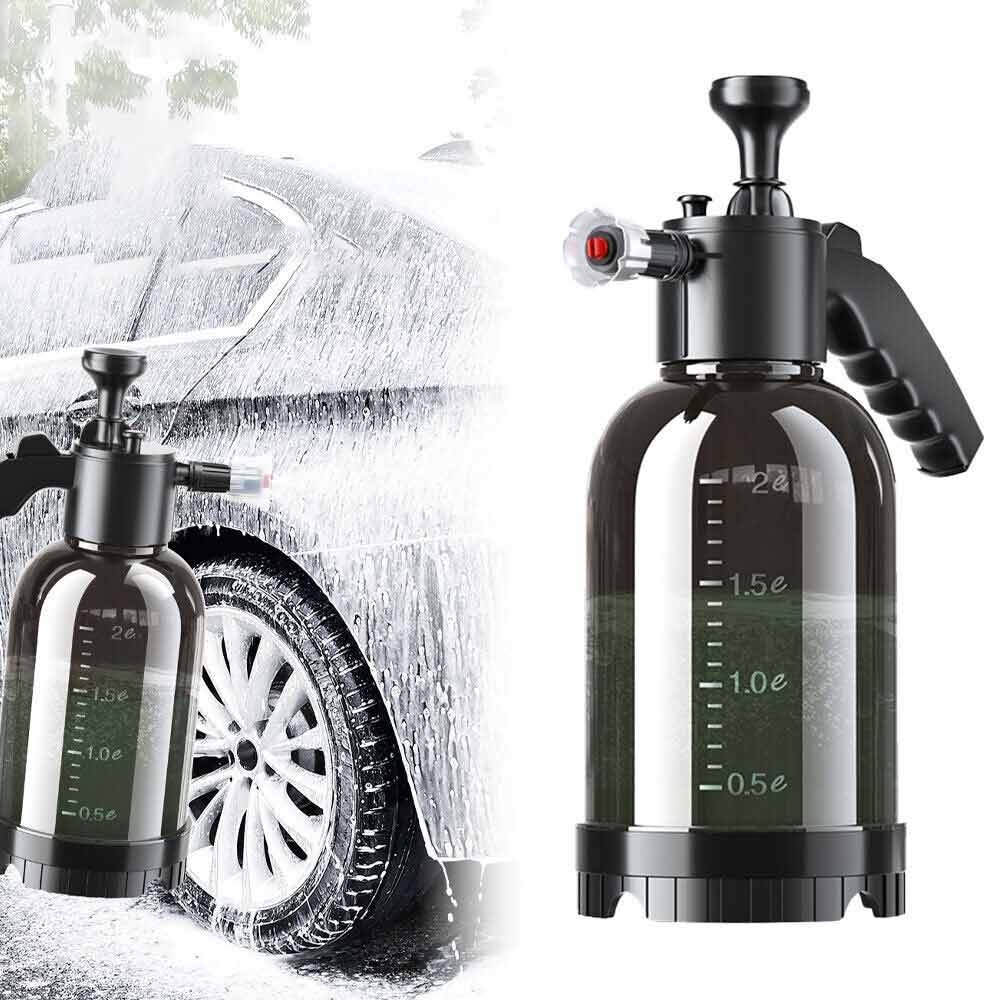 2L Hand Held Pump Wash Spray Bottle Car Wash Foam Sprayer Snow Foam Detailing