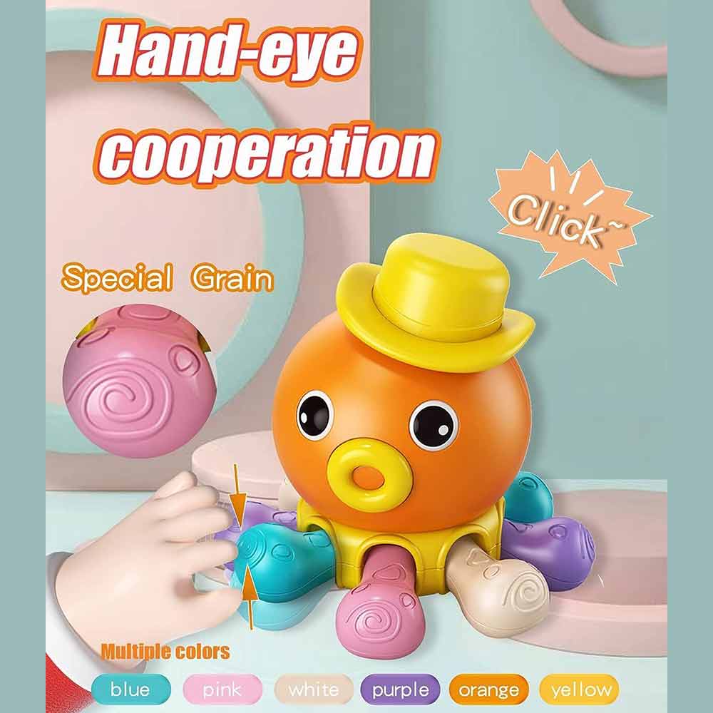Montessori Toys for 1-2 Year Old Octopus Baby Gift for Boys and Girls Random color