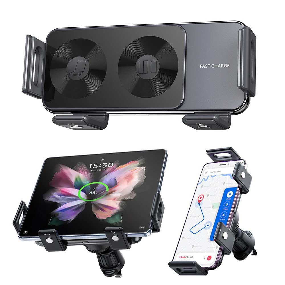 For Samsung Galaxy Z Fold 5 6 4 Wireless Car Charger