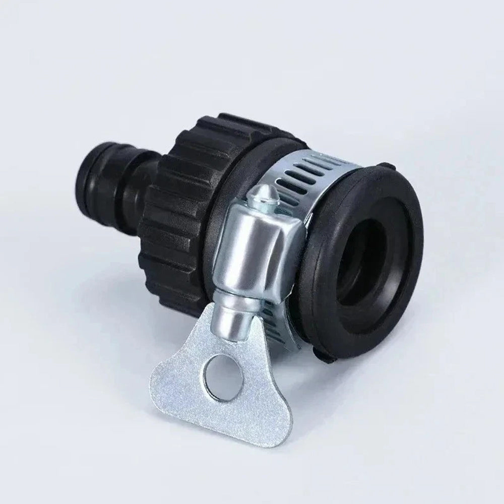 2X Universal Tap Connector - Garden Hose Pipe Adapter for Kitchen & Bath Mixer Taps