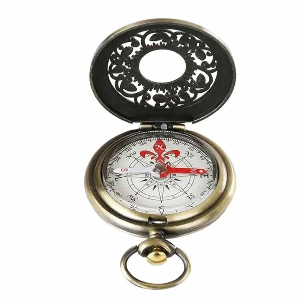 Vintage Bronze Compass Pocket Stiles G50