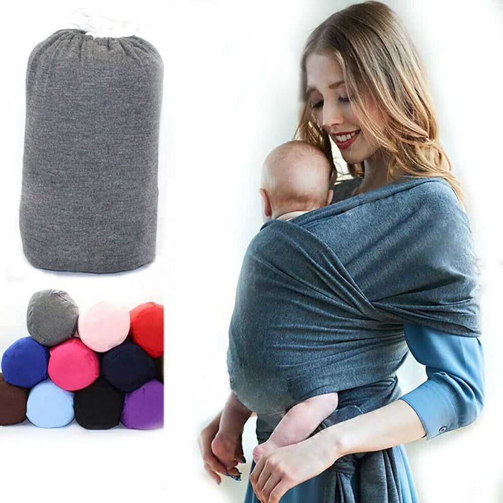 New Baby Sling Adjustable Wrap Carrier Infant Breastfeeding Pouch Newborn