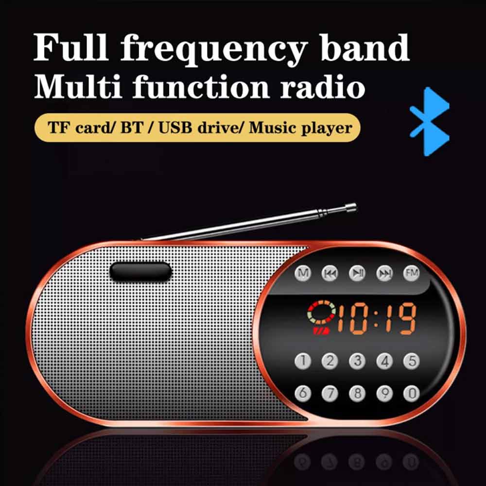 Portable Wireless Bluetooth Speaker Stereo Bass Loud USB FM Stereo Bass Speakers