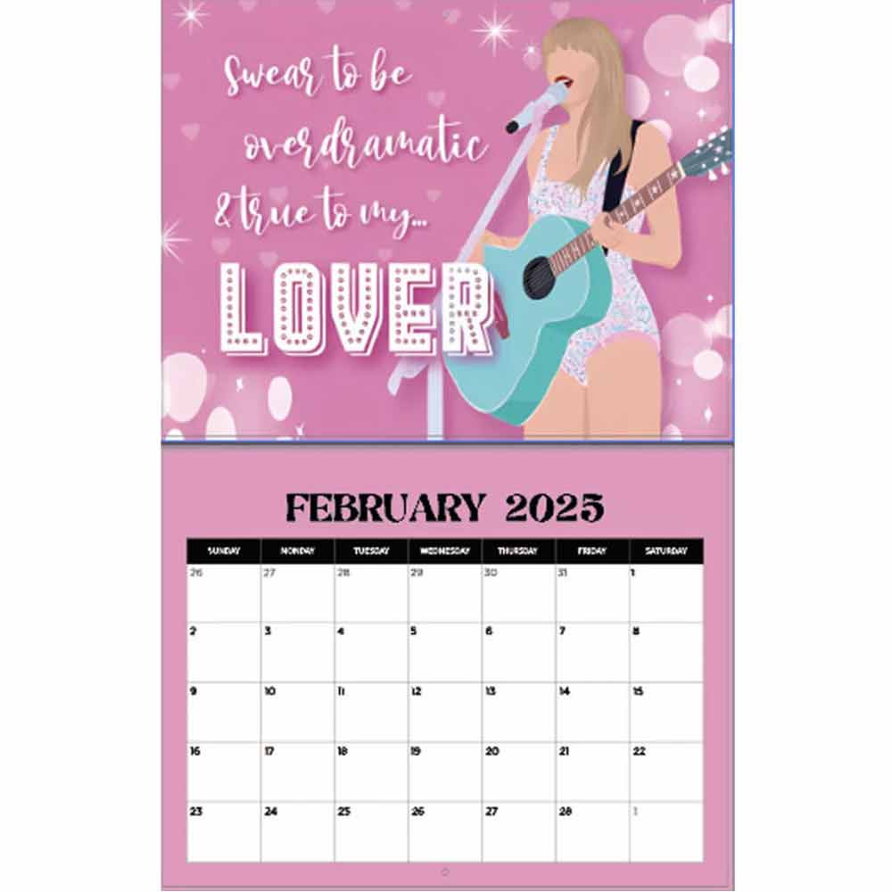 Taylor Swift Calendar：Taylor swift 2025 Calendar Eras In my 2025 Era Calendar