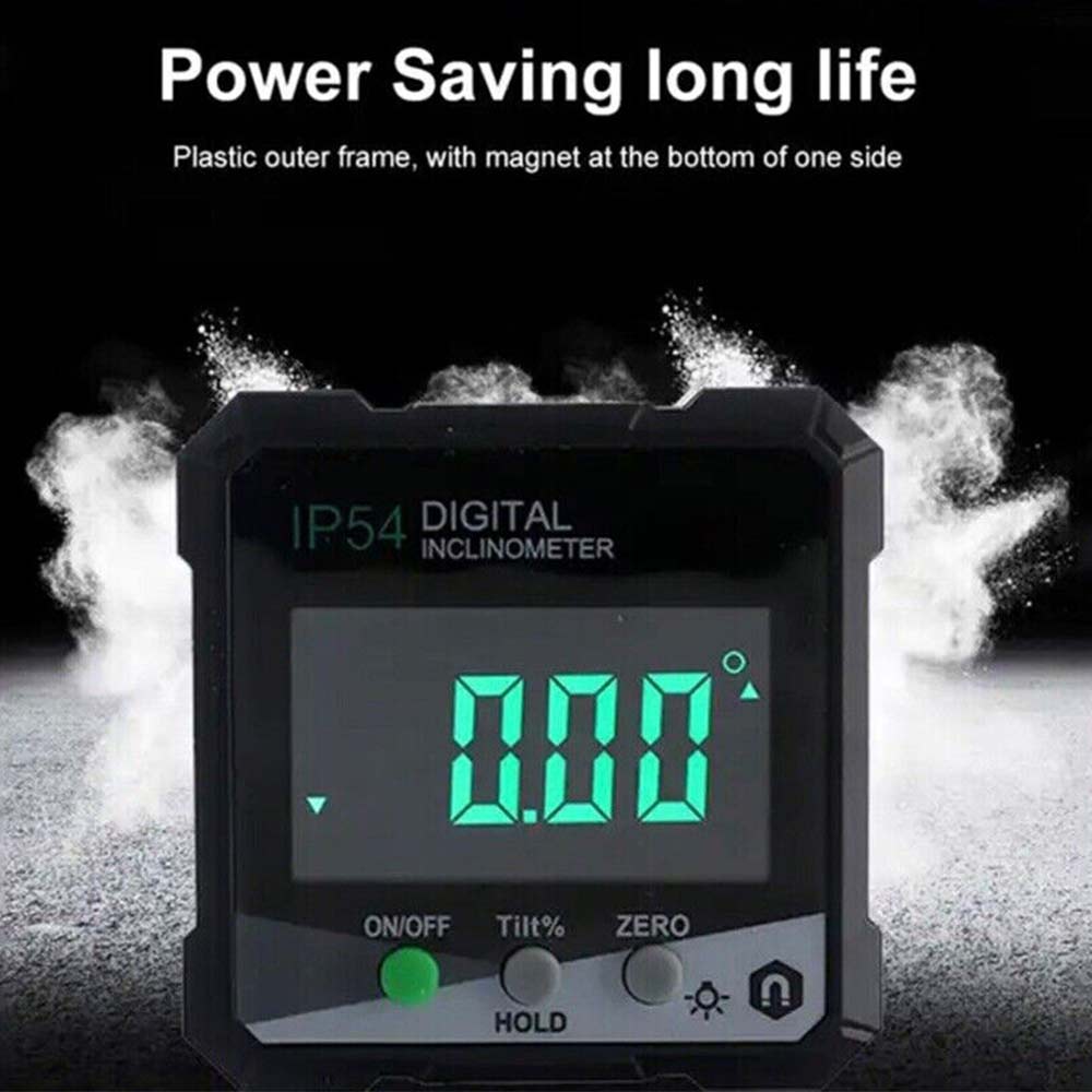Protractor Digital Inclinometer Level Box Gauge Magnetic Angle Meter Finder
