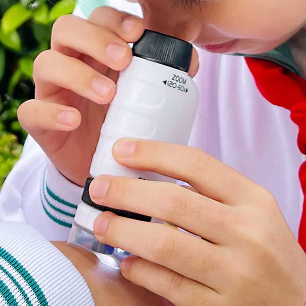 Minilabsters Miniscope Minilabsters Portable Pocket Microscope 60-120x Kids gift