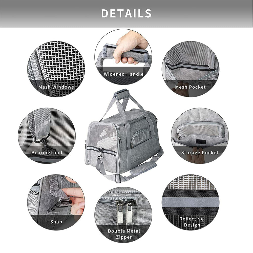 High Quality Pet Dog Cat Puppy Portable Foldable Carrier Shoulder Travel Bag