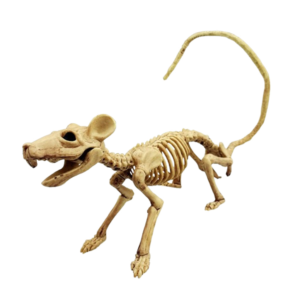 Animal Skeleton Decorations Rat Bat Realistic Bones Scary Halloween Party Props