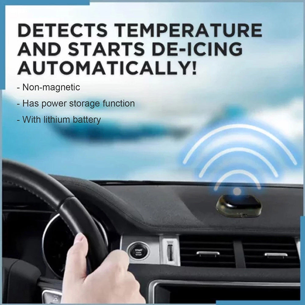 1X Portable Electromagnetic Car Defroster - Anti-Ice & Snow Device for Windshield