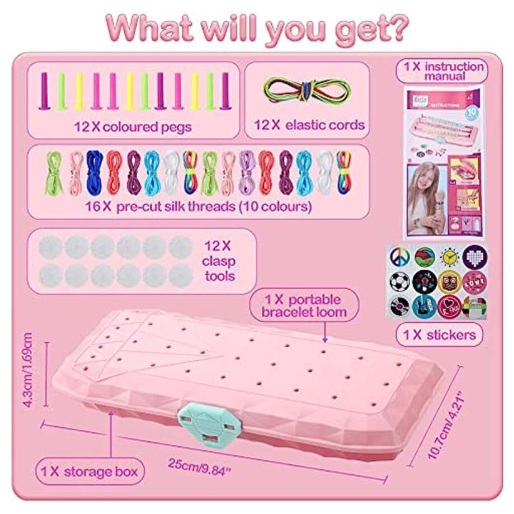Friendship Bracelet Making Kit for Kids Girls Friendship DIY Bracelet Craft Toys