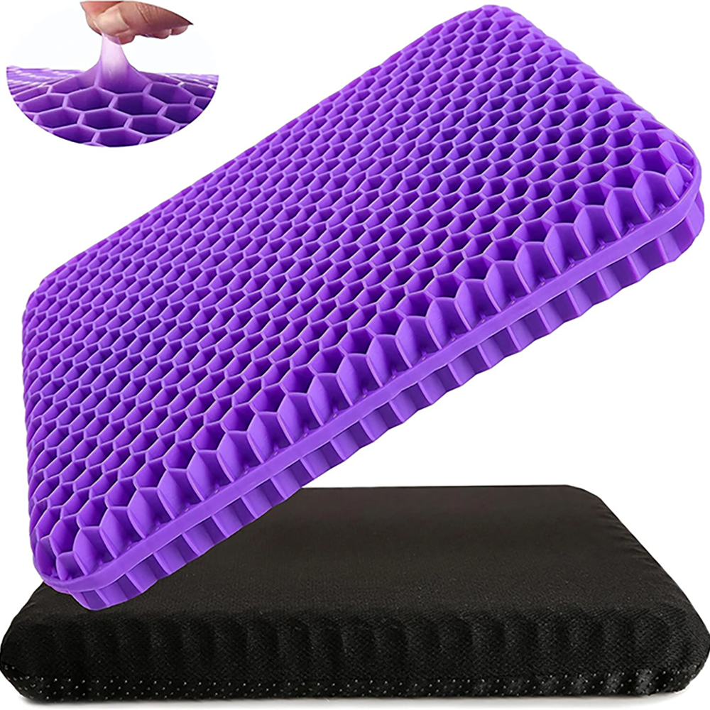 Orthopaedic Gel Seat Cushion Extra thicken For Long Sitting Office Car Chair